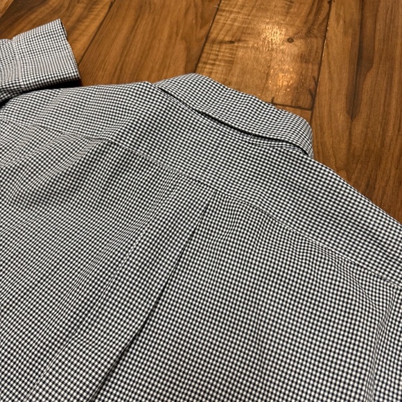Vtg Ralph Lauren Long Sleeve Button Down Oxford Shirt Black Gingham Men Medium - Picture 14 of 14